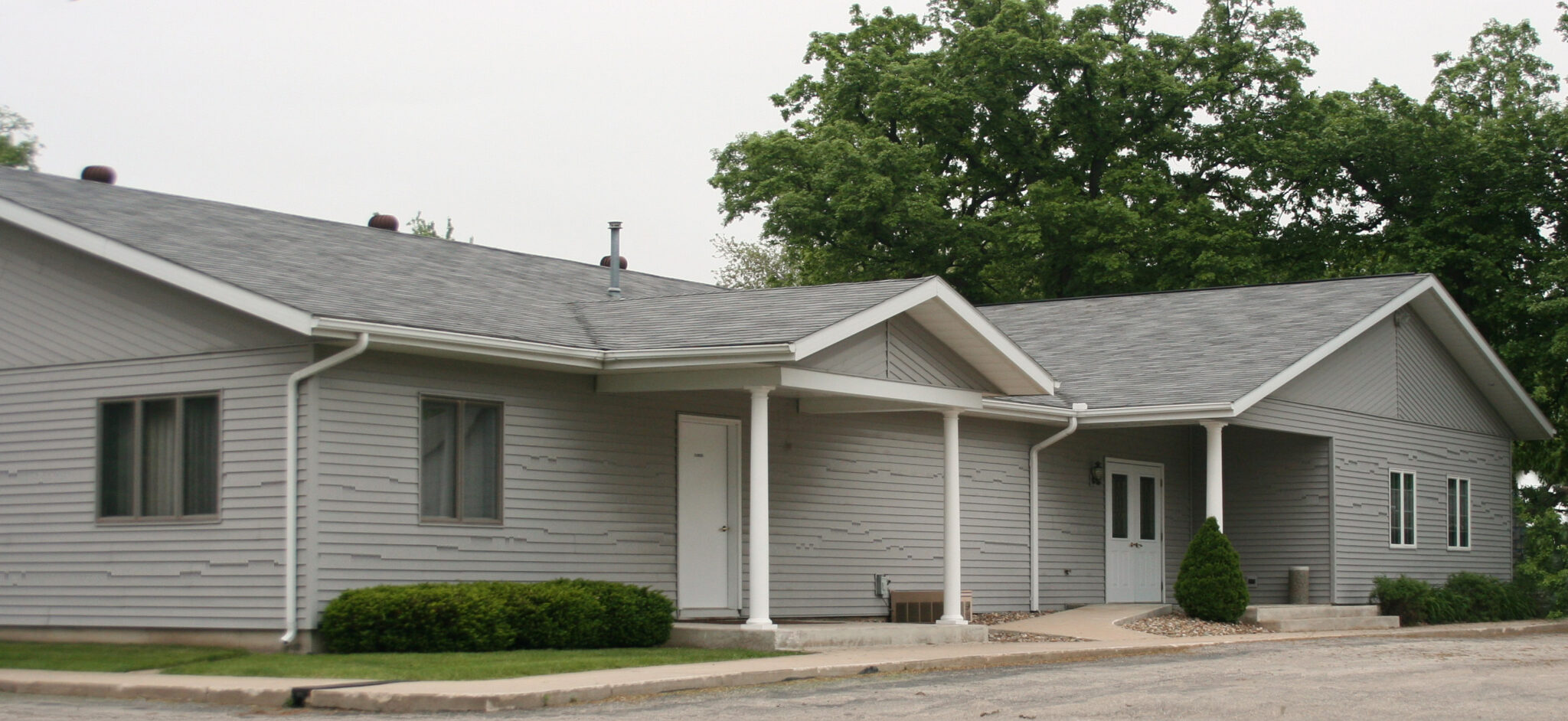 Inside the Elma funeral home chapel